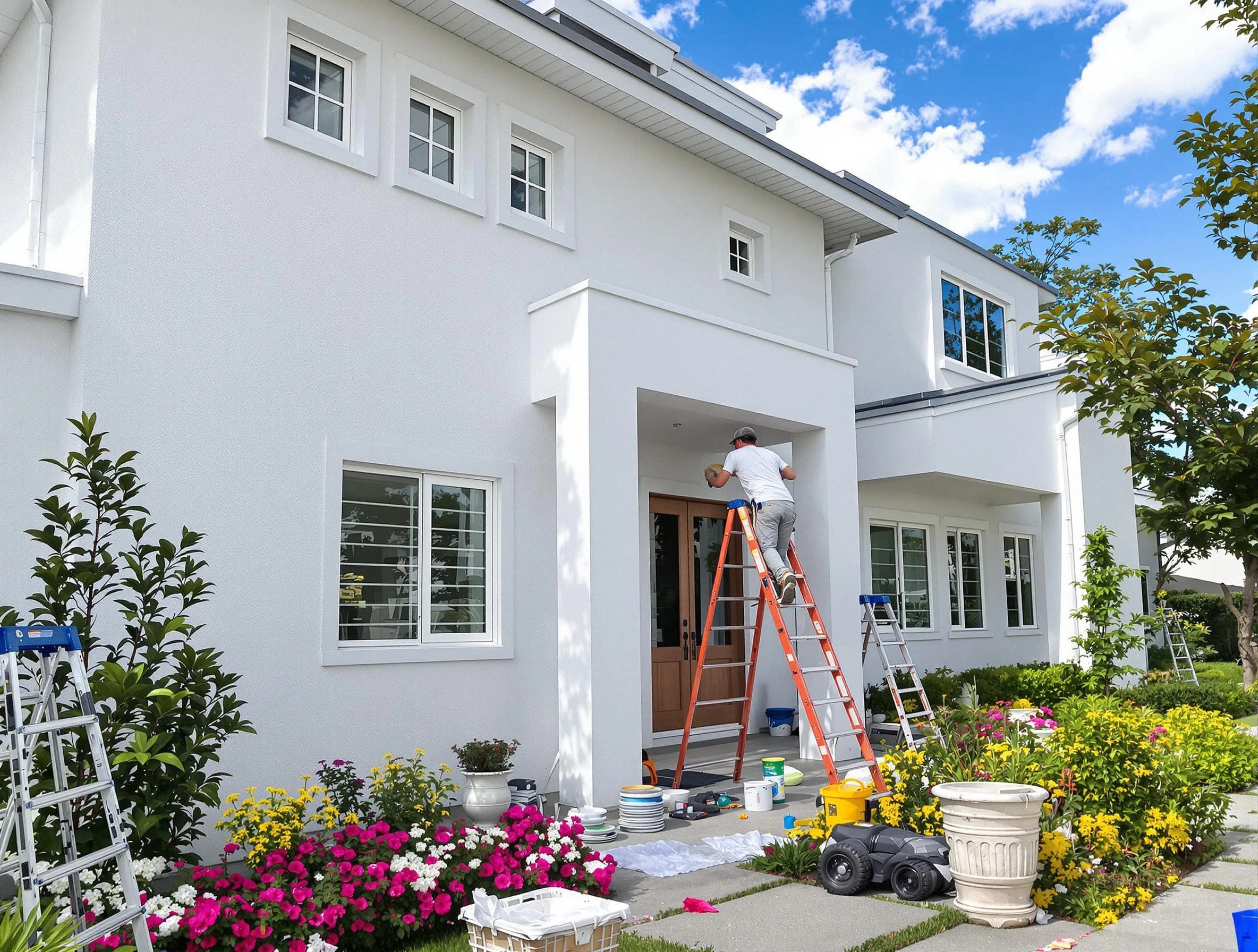 Brunswick House Painters team delivering a fresh exterior coat in Brunswick, OH