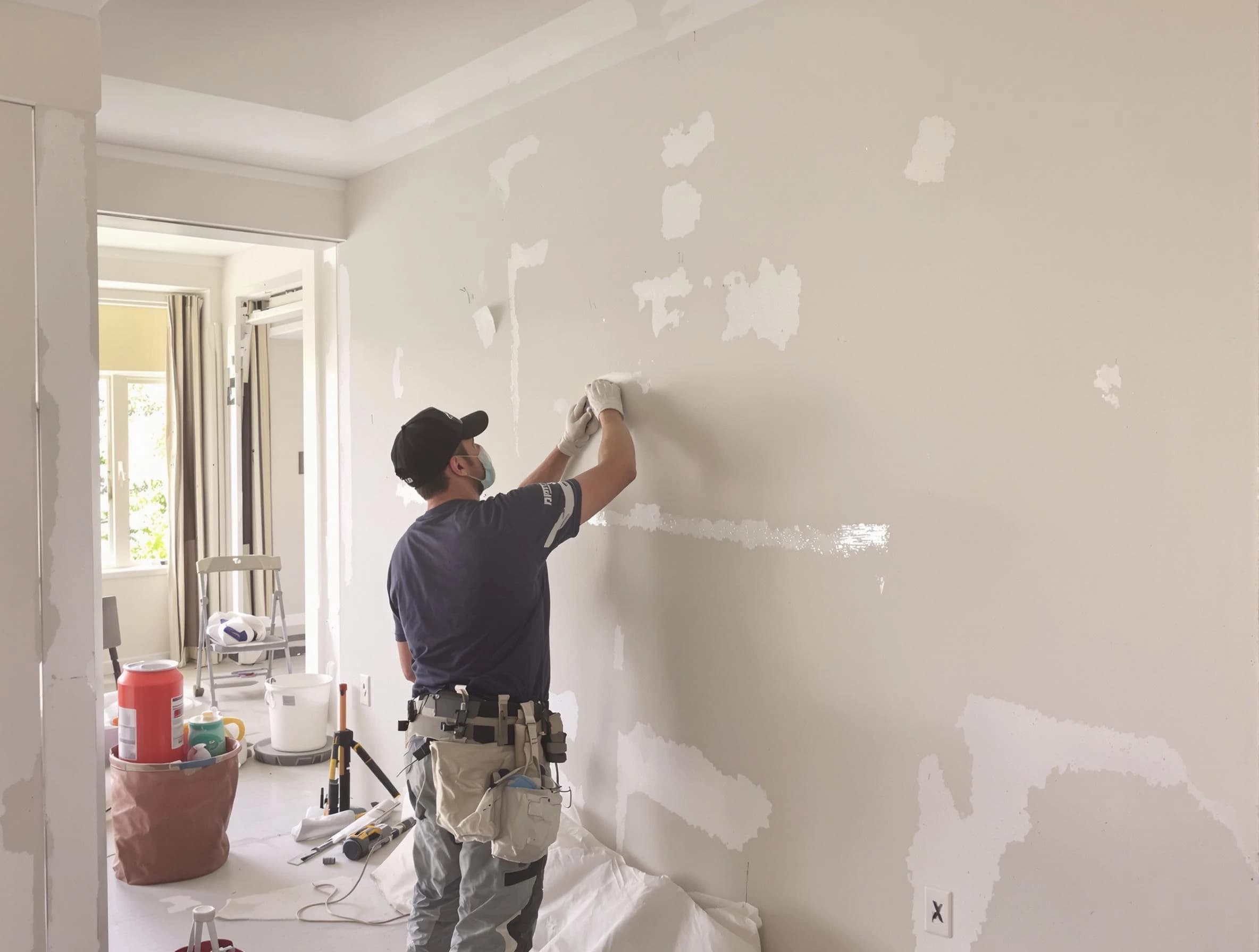 Taping and mudding service by Brunswick House Painters in Brunswick